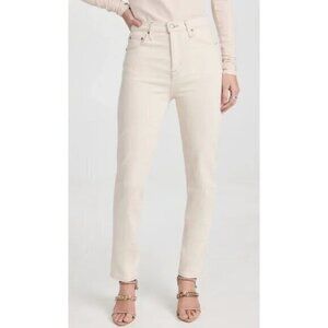 PISTOLA Kate High Rise Slim Straight Jeans in East Side Wash